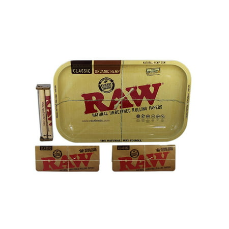 Rolling Tray Bundle with 110mm Roller & King Size Rolling Papers, Great Value By