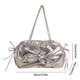 thumbnail image 4 of Bolso para Axila Mano Plisado Diario Femenino Color Sólido Mujer, 4 of 9