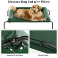 thumbnail image 2 of Large Elevated Cooling Dog Bed, Raised Dog Cot Beds for Large Dogs, Elevated Outdoor Pet Cot, Chew Proof Portable Cooling Pet Cot with Skid-Resistant Feet and Breathable Mesh, 2 of 12