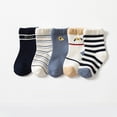 thumbnail image 3 of Generic Ruffle Socks Toddler Kids Baby Boy Girls Indoor Animals Slipper Shoes Antislip Socks Booties First Walkers Socks for Babys Toddlers Boys Girl Fashion Casual (5-8 Years,Sky Blue), 3 of 3