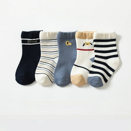 

Aayomet Warm Infants Socks Newborn Baby Organic Cotton Socks Pack For 0-24months Infant Toddler Sky Blue 0-1 Years