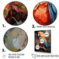 thumbnail image 3 of Designart "Flamboyant Parrot In The Tropics" Parrot Floater Framed Canvas Art Print, 3 of 5