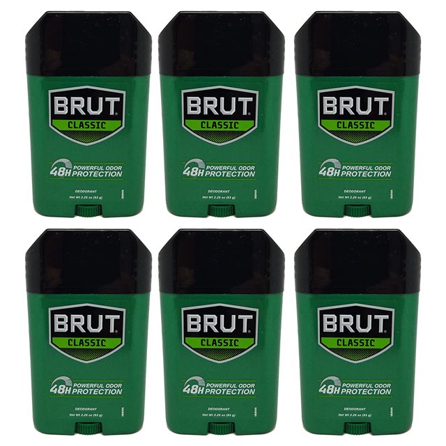 Desodorante Brut Original Fragrance 63 g (paquete de 6)