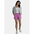 thumbnail image 2 of Time and Tru Women's Utility Shorts, 4" Inseam, Sizes 0-22, 2 of 5