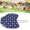 thumbnail image 4 of Hen Saddle Apron, Free Size Chicken Feather Fixer Wing Back Protector Double Layer  Sturdy  for Poultry Blue Boat Anchor, 4 of 8