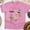 Azalea, variant on Colorful Florida Travel Shirt – Flamingo, Palm, and Margarita Beach Tee , Maroon, Size S
