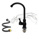 thumbnail image 1 of Llave Monomando Mezcladora Acero Inoxidable Cocina Fregadero Xtellar negro, 1 of 3