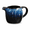 Cat-eye blue, variant on ABPETE Mini Creamer Pitcher, 95 ml Ceramic Sauce Jug with Pour Spout and Handle, for Coffee Tea Milk Jam Sauces,Red scales