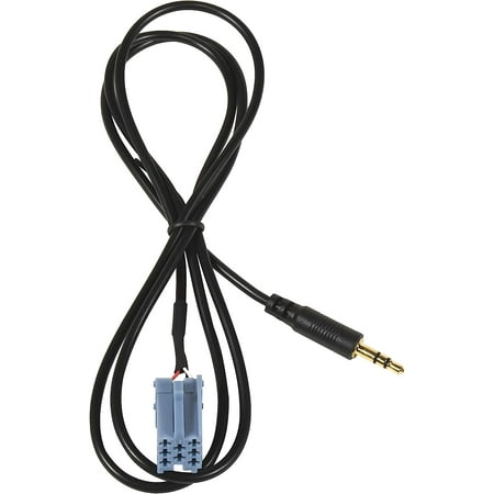 HQRP Audio Cable 8-pin iSO to 3.5mm for 2003-2004 Land Rover Discovery II & 2002-2005 Freelander with Traffic Pro Navigation Radio Becker 4775