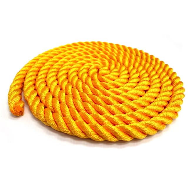 Eastern Jungle Gym 1" Multi Use 16' Braided Playground Rope (Yellow