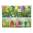 thumbnail image 5 of Sheronv Easter Eggs Grass Flowers Tapestry Wall Hanging Unique Style Graphic Tapestries Home Wall Decor Art for Living Room Bedroom Apartment Farmhouse Dorm 50x40inch, 5 of 6