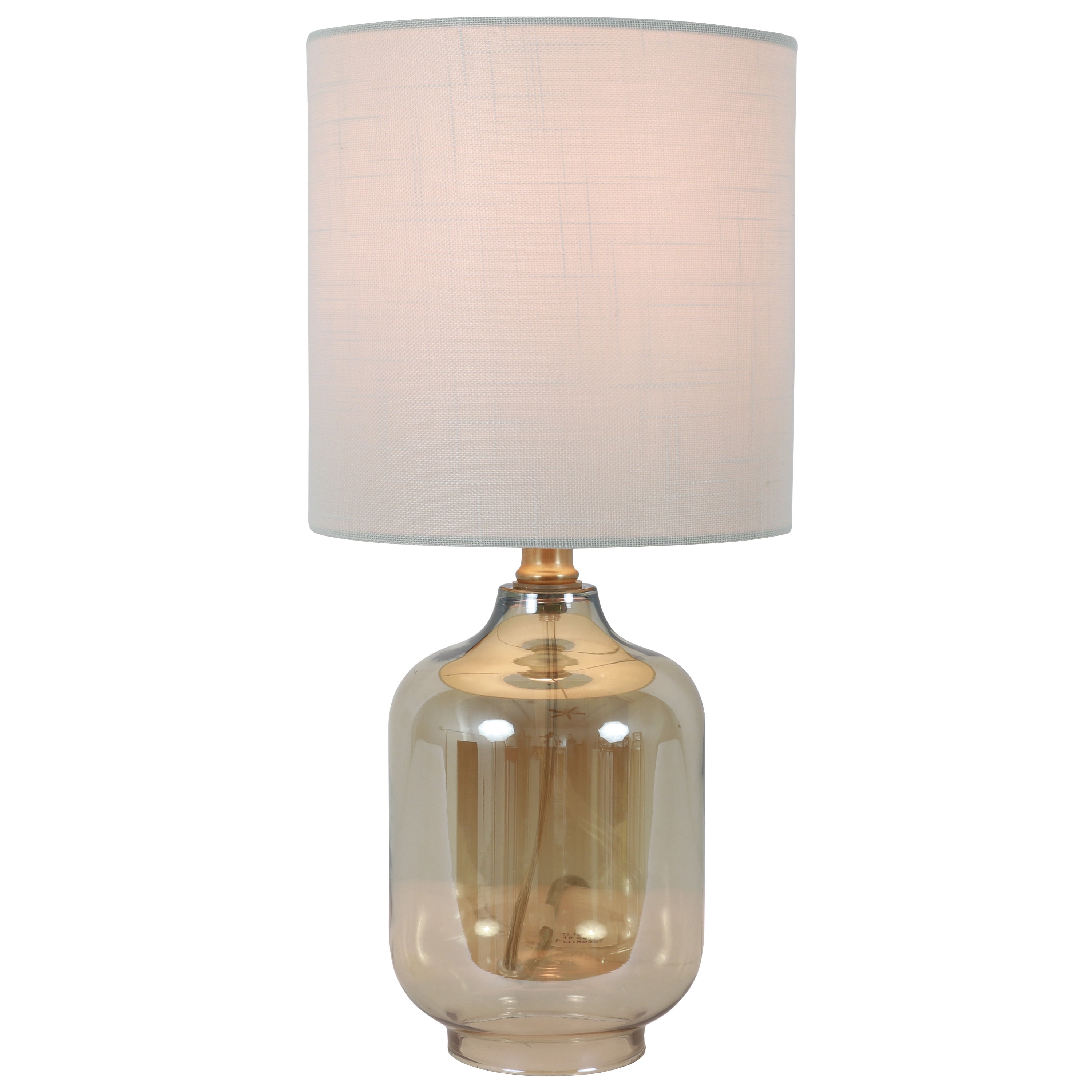 glass bottom table lamps