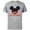 Athletic Heather, variant on Mickey Mouse Red Shorts Icon Little Bro Family- Short Sleeve Cotton T-Shirt for Adults - Customized-Athletic Heather