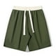 thumbnail image 2 of pstuiky Abreviatura para hombres, Pantalones cortos casuales de color sólido con cintura elástica y bolsillo con cordón para hombre Pantalones cortos de entrenamiento, 2 of 5