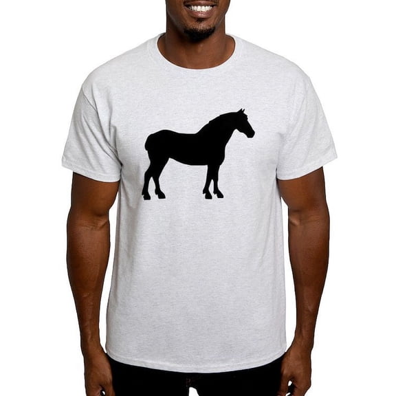 CafePress - Draft Horse Light T Shirt - Light T-Shirt - CP