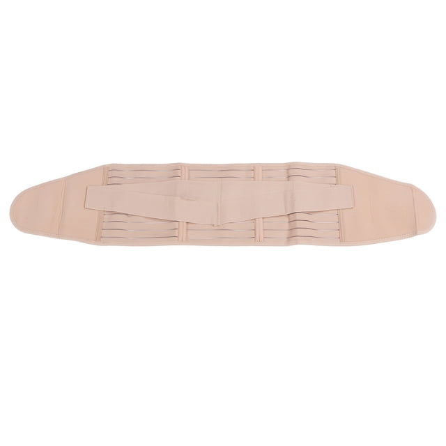 Faja abdominal de poliéster para posparto, faja moldeadora para mujer, color albaricoque, talla M