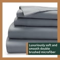 thumbnail image 2 of Rest Haven Soft and Durable Microfiber Sheet Set - Twin, Gray, 2 of 6