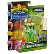 Mighty Morphin Power Rangers: Re-Ignition - Auto-Morphin Green Ranger Action Figure for kids 4+ by Playmates Toys
