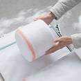 thumbnail image 2 of Laundry Bag Mesh Laundry Bag Zipper Wash Bag Machine Wash Laundry Bag Underwear Wash Bag Bracket Mesh Zipper Underwear  Laundry Bag For Machine Washing, 2 of 6