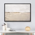 thumbnail image 3 of wall26 Framed Canvas Print Wall Art Pastel Tan Gray Duotone Landscape Abstract Shapes Illustrations Minimal Decorative Contemporary Multicolor for Living Room, Bedroom, Office - 24"x36" Bla, 3 of 7