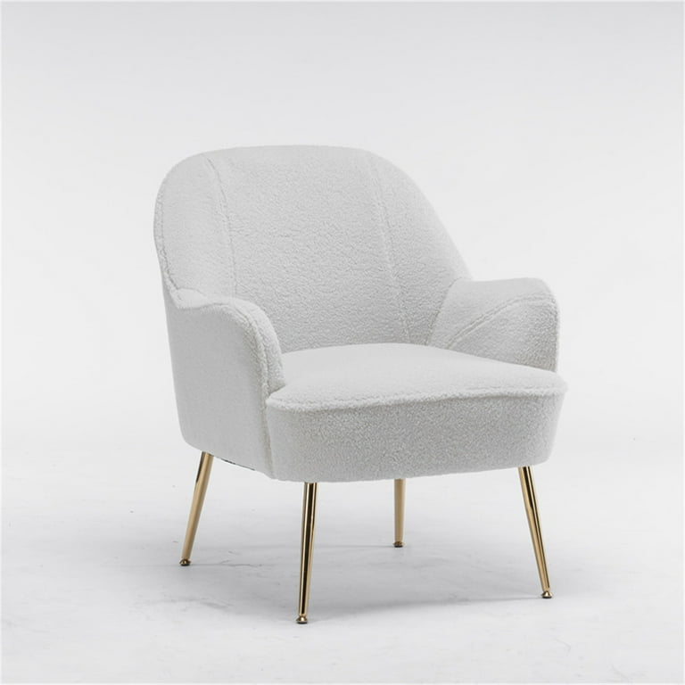Modern Soft Fabric Living Room Chair Velvet Material Ergonomics