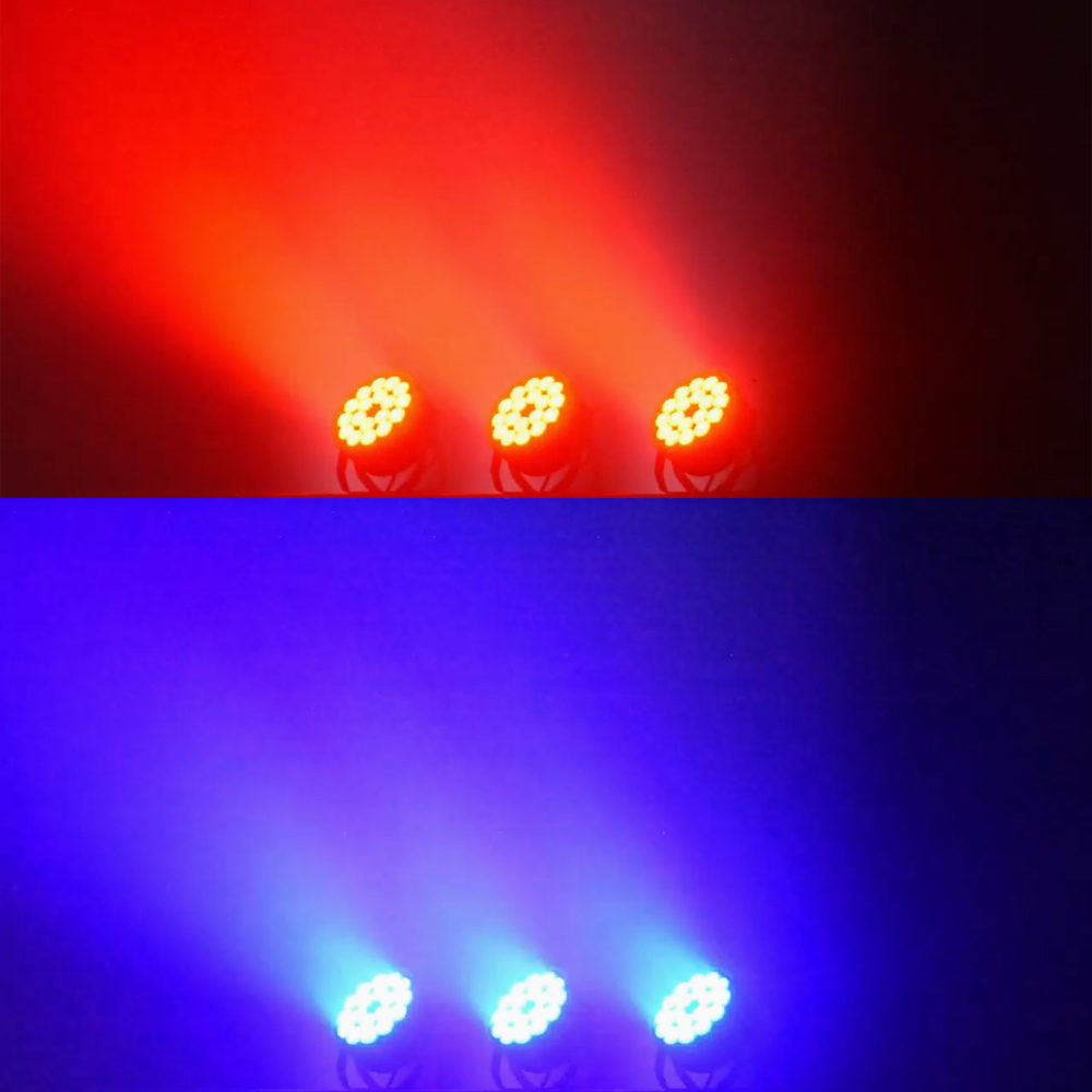 Visual Show 180W LED Par Light Indoor DJ Stage Effect Light RGBWAUV 6in1 Color Mixing DMX Control Holiday Light for Party Show