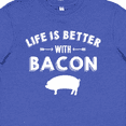 thumbnail image 4 of Inktastic Life's Better with Bacon Youth T-Shirt, 4 of 5
