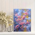 thumbnail image 2 of Pink Cherry Blossom Spring Branch Canvas Print Wall Art for Living Room Bedroom Office Cafe, 2 of 8