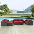 thumbnail image 6 of Afuera Living Patio Loveseat in Canvas Red, 6 of 6