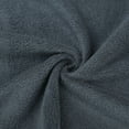 thumbnail image 3 of Unique Bargains Cotton Striped 2 Pc Hand Towel Highly Absorbent Dark Grey, 3 of 8