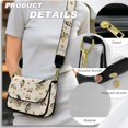 thumbnail image 5 of ZUXONGSY Robin Leaf Print Shoulder Handbag for Women Small Crossbody Travel Purse Casual Satchel with Adjustable Wide Strap for Shopping Working, 5 of 7