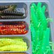thumbnail image 1 of 35 piezas de cebos de pesca de gusano suave anzuelos de cabeza de plantilla señuelos de simulación, 1 of 8