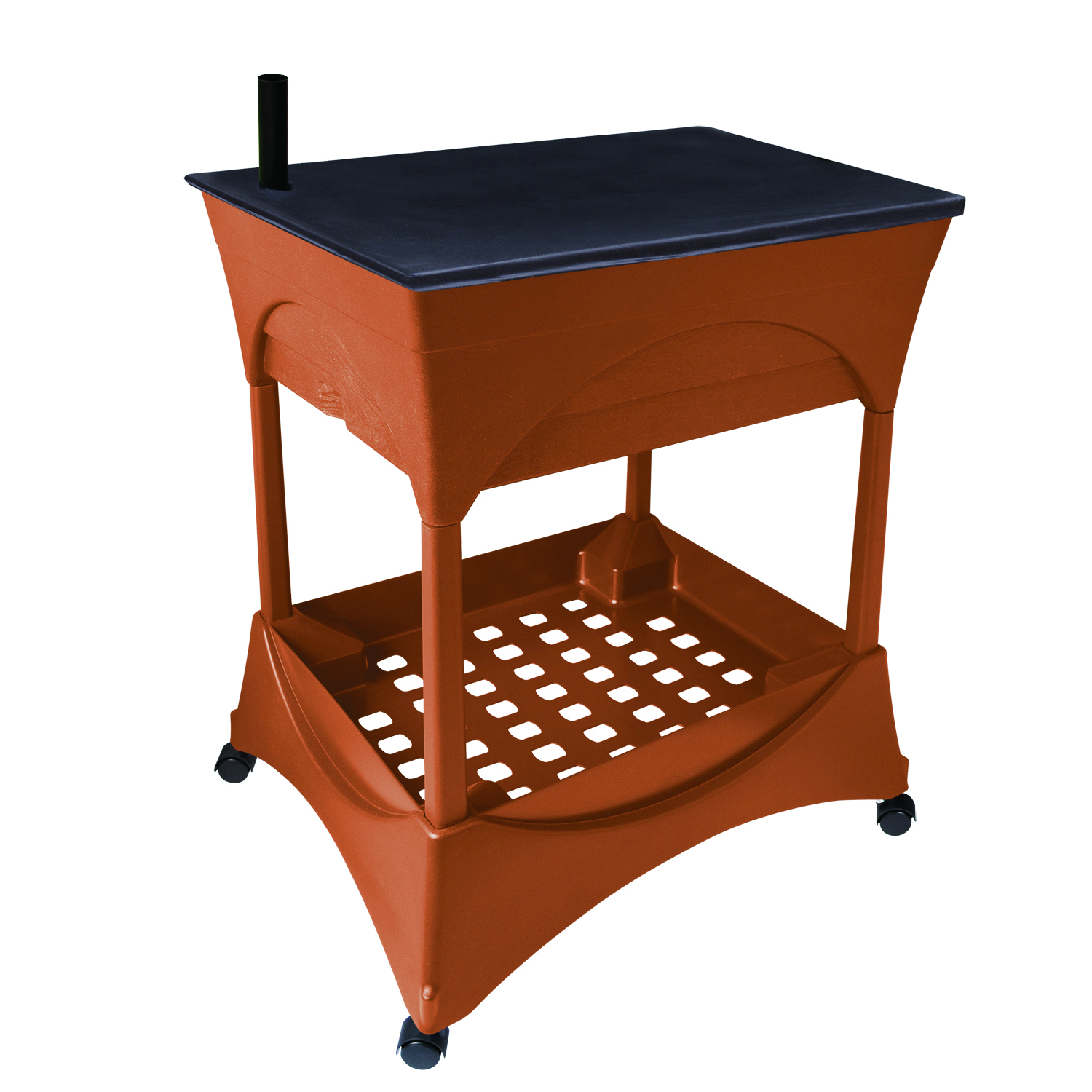 EMSCO Patio Pickers Stand Accessory Kit with Legs and Casters for Raised Bed Garden