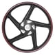thumbnail image 1 of Rin Delantero Kinlley Ft180/200 Negro 18' Aluminio Aspas Delantera Incluye Balero, 1 of 3