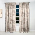 thumbnail image 2 of Designart 'Bohemian Dream Catcher With Feathers and Beads' Southwestern Curtain Panel, 2 of 5