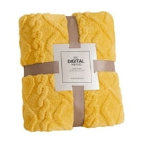 Taffeta Solid Blanket Coral Velvet Flannel Thickened Cover Blanket, Dual Sided Super Soft Blanket Ideal For Kids Couch Sofa Bed Camping Picnic, Machine Washable Luxurious Elegant