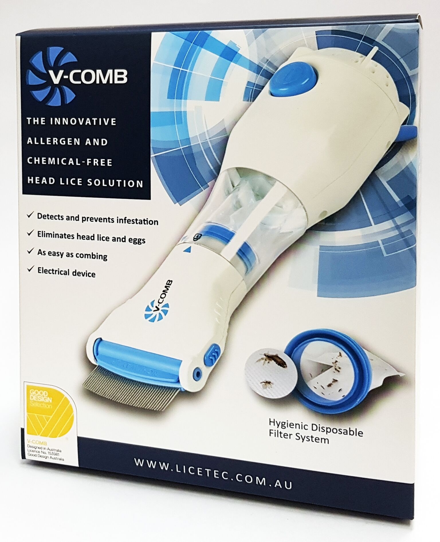 V Comb Electronic Head Lice And Egg Remover Walmart Com Walmart Com