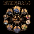 thumbnail image 2 of Junior's Marvel Eternals Circular Gold  Graphic Tee Black Large, 2 of 3