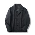 thumbnail image 3 of Chaqueta de trabajo para hombre, nuevo producto de otoño, chaqueta informal de jacquard con solapa y parte superior de moda, 3 of 5