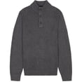 thumbnail image 4 of Suéter para Hombre IZOD con Cuello Simulado y Botones, Color Iron Gate, Talle Pequeño, 4 of 4