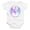 Galaxy Signal, variant on Bats Of Floral Unisex Infant Snap Suit for Baby (6 Months) Charcoal