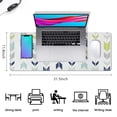 thumbnail image 5 of Long Mouse Pads for Desk,Colorful Arrow Pattern Desk Mats on Top Of Desks, Desk Mouse Pad Extra Large with 3mm Non-Slip Base and Stitched Edge for Gaming,Office,Work,Home 31.5"x11.8", 5 of 6