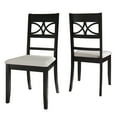 thumbnail image 3 of Castle Place Mid-century Modern Dining Chair, Set of 2, Black, 3 of 8
