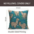 thumbnail image 2 of LALILO Throw Pillow Covers With Cute Doodle And Flowers Trendy Cushion Cover 18" x 18", 2 Pack, 2 of 6