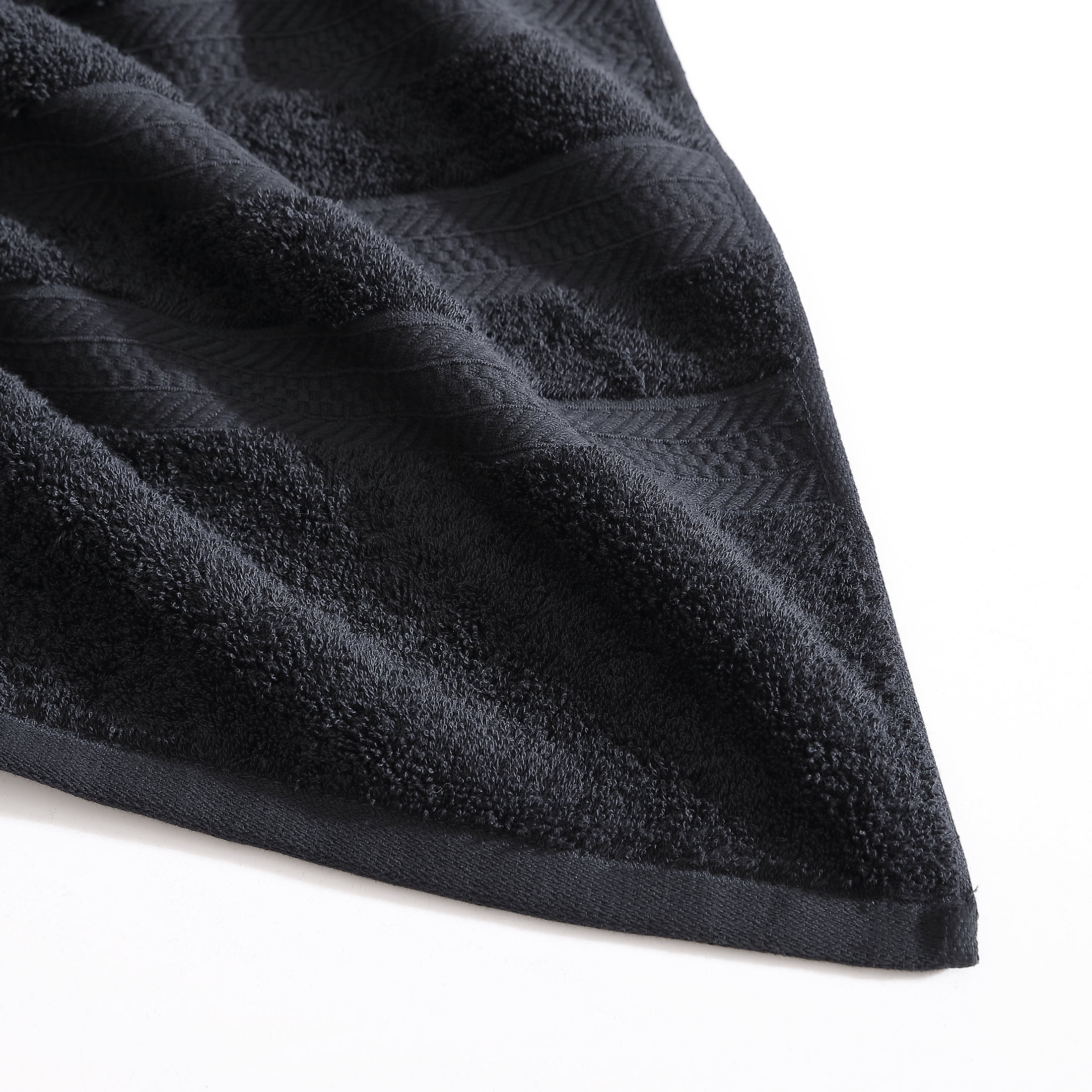 Extra Large Bath Towel - Oversized Ultra Bath Sheet - 100% Cotton - BLACK COLOR