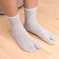 thumbnail image 5 of Zoyueyie ROSENICE 3 Pairs of Elastic Cotton Flop Socks (White+Grey+Black), 5 of 10