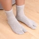 thumbnail image 4 of ROSENICE 3 pares de calcetines elásticos de algodón (blanco, gris y negro), 4 of 5