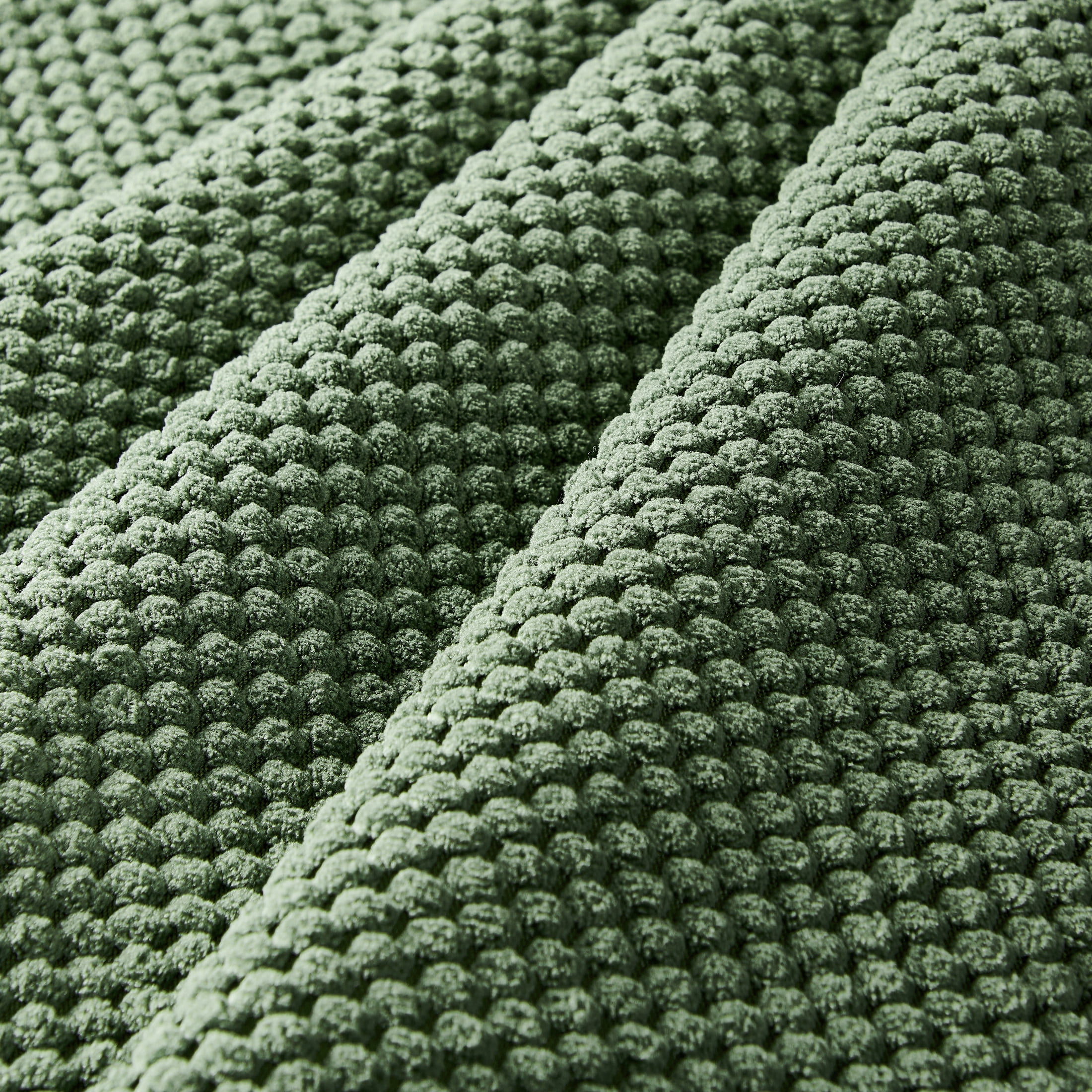 Noble House Manual Recliner Chair, Overstuffed Fabric Armchair with Padded Footrest, Army Green