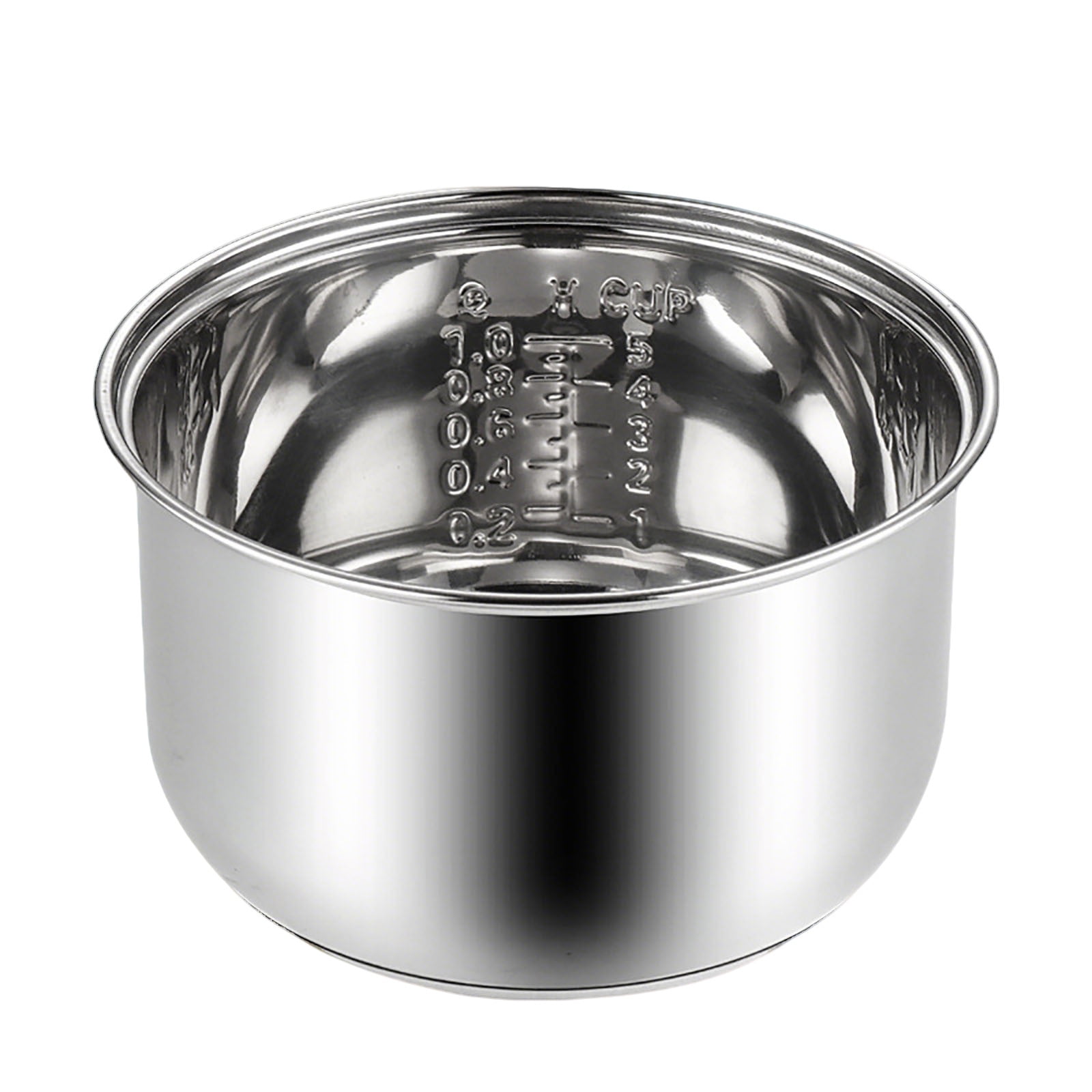 304 Stainless Steel Rice Cooker Inner Pot Replacement - Multi-Cooker Compatible Inner Bowl, Durable Cooking Pot for Various Rice Cooker Models