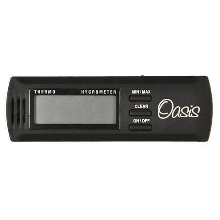 Oasis Digital Thermometer and Hygrometer with Case Clip